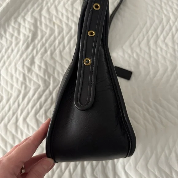 Coach Vintage Janice Legacy Bag Black Leather - Picture 5 of 11